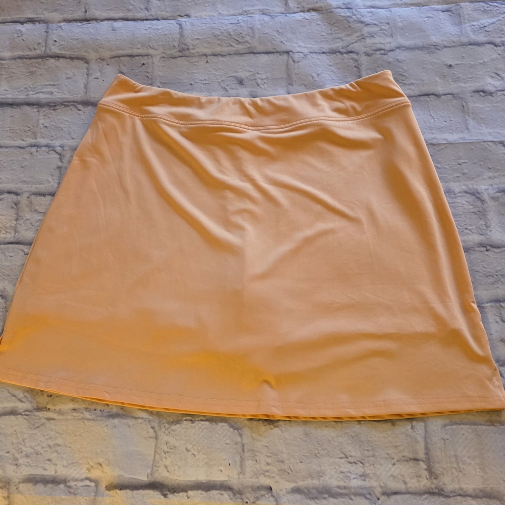 Chic A-Line Skort in Peach